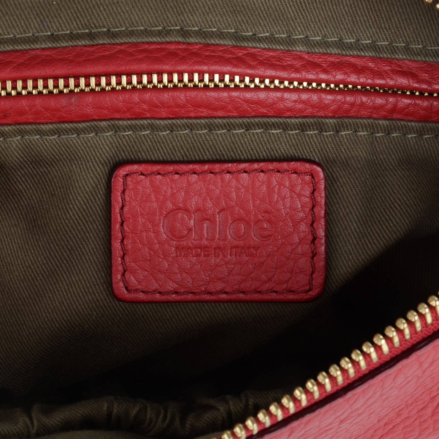Calfskin Medium Marcie Satchel Red