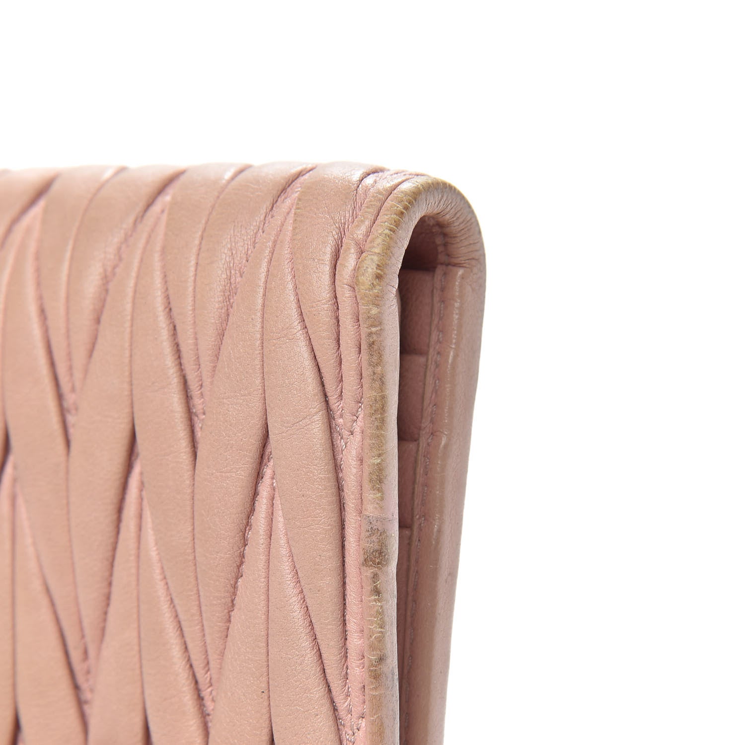 Miu Miu Nappa Matelasse Compact Wallet Orchidea 10 of 12