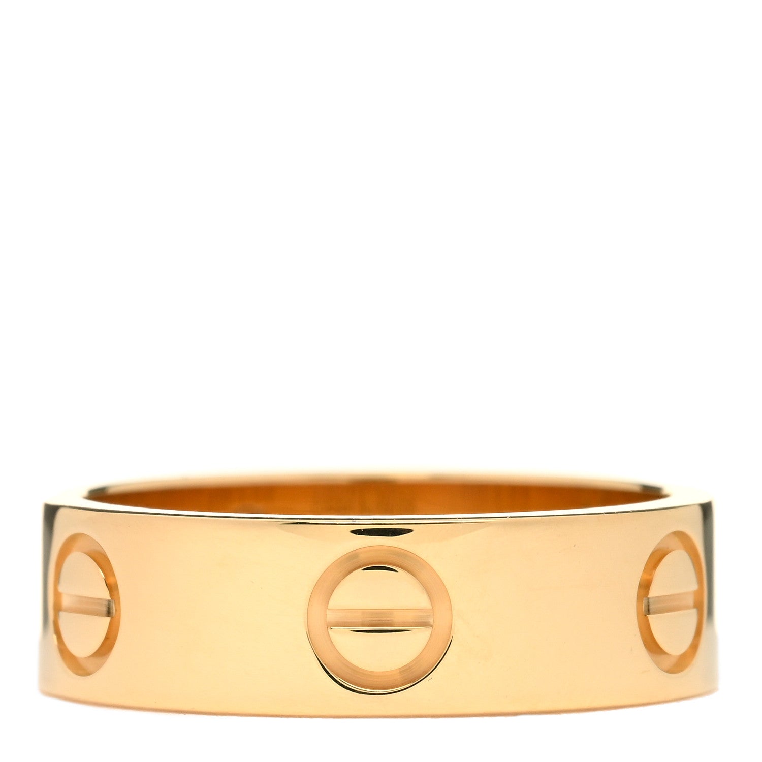 Cartier 18K Yellow Gold 5.5mm LOVE Ring 52 6 2 of 3