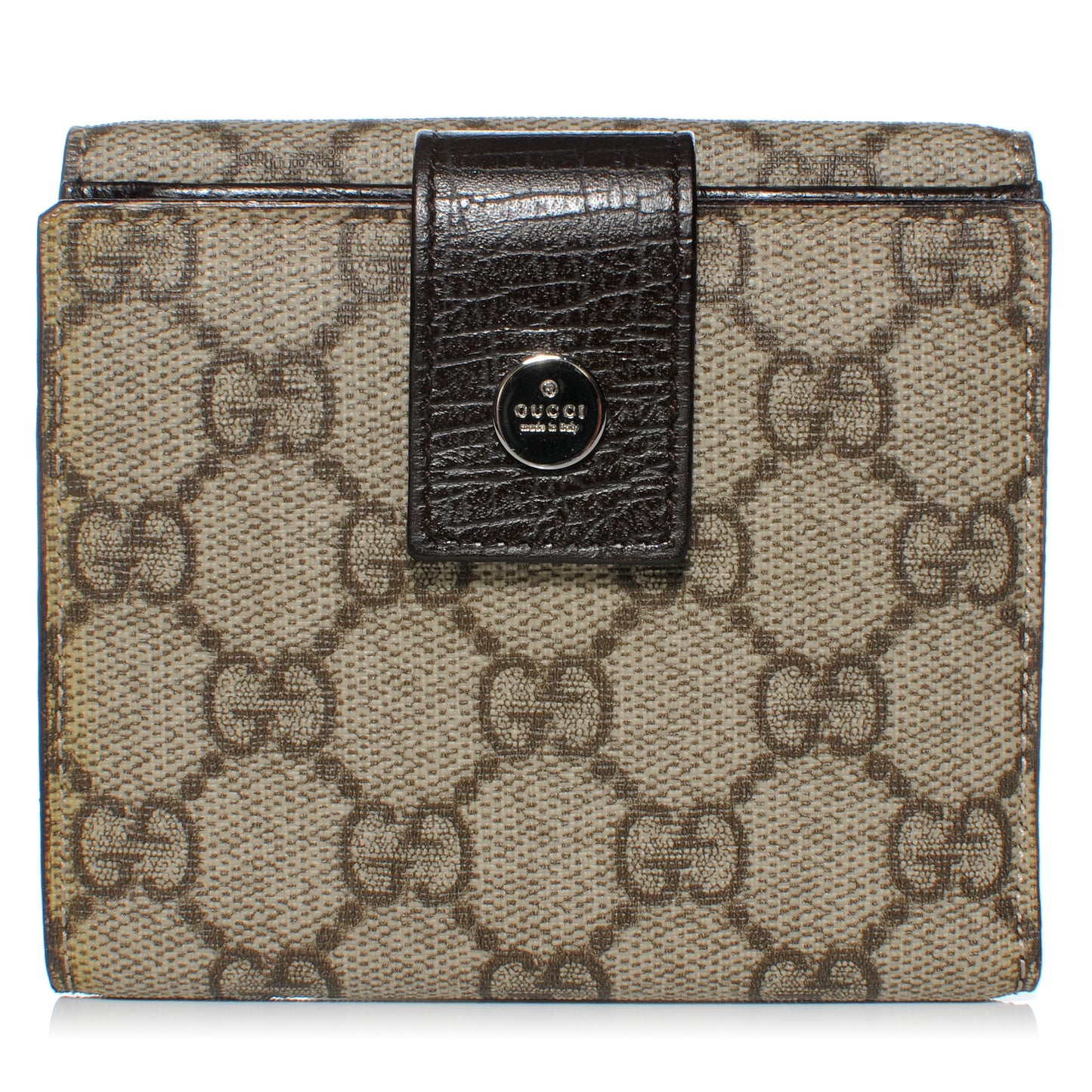Coated Canvas Monogram Compact Wallet