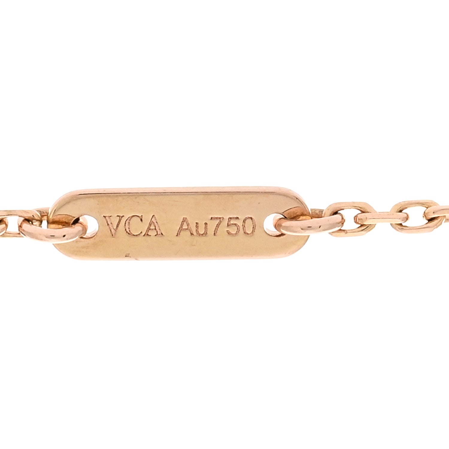 Van Cleef & Arpels 18K Rose Gold Sweet Alhambra Pendant Necklace 5 of 5