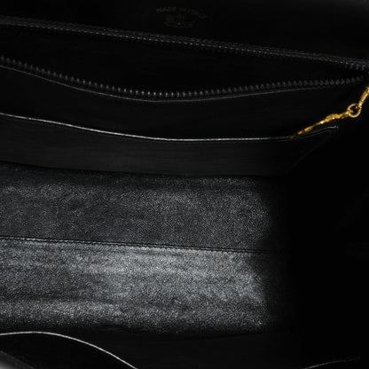 Gucci Leather G Top Handle Bag Black 6 of 6