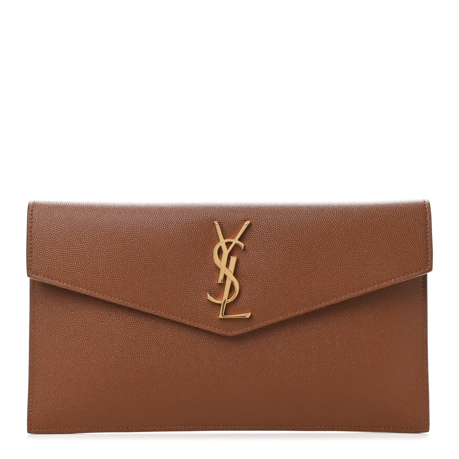 Saint Laurent Grain De Poudre Uptown Pouch Brick 1 of 4