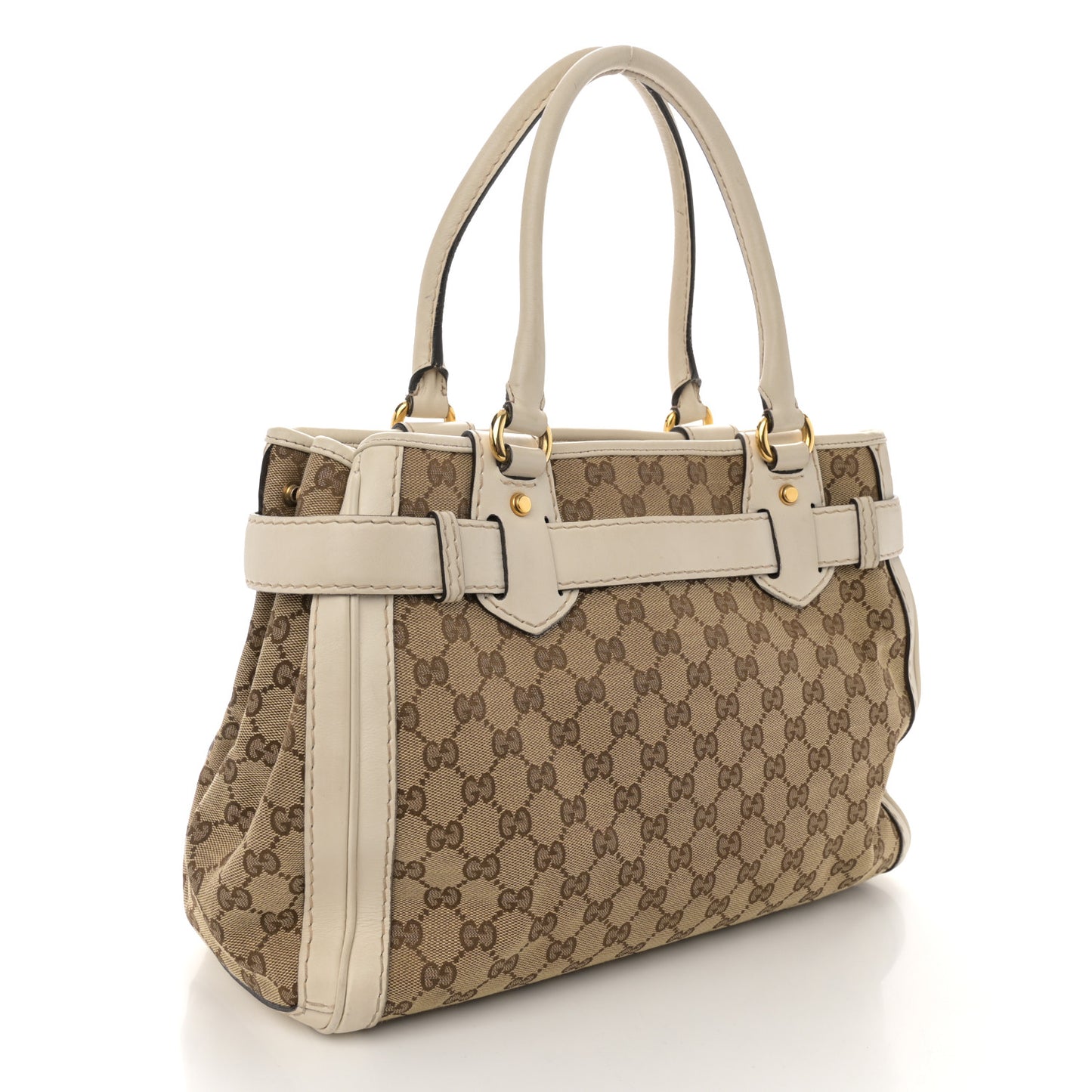 Monogram Medium GG Running Tote Off White