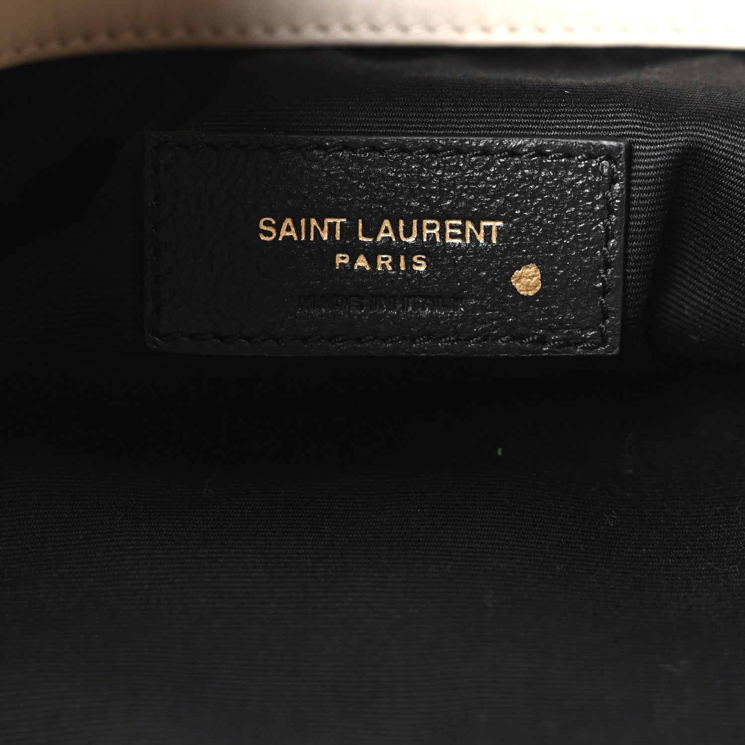 Saint Laurent Lambskin Matelasse Monogram Medium Jamie 4.3 Pochon Crema Soft 6 of 11