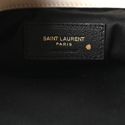 Saint Laurent Lambskin Matelasse Monogram Medium Jamie 4.3 Pochon Crema Soft 6 of 11