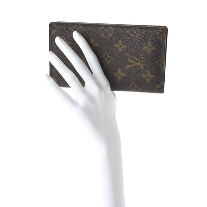 Louis Vuitton Monogram Checkbook Holder Case Wallet 2 of 11