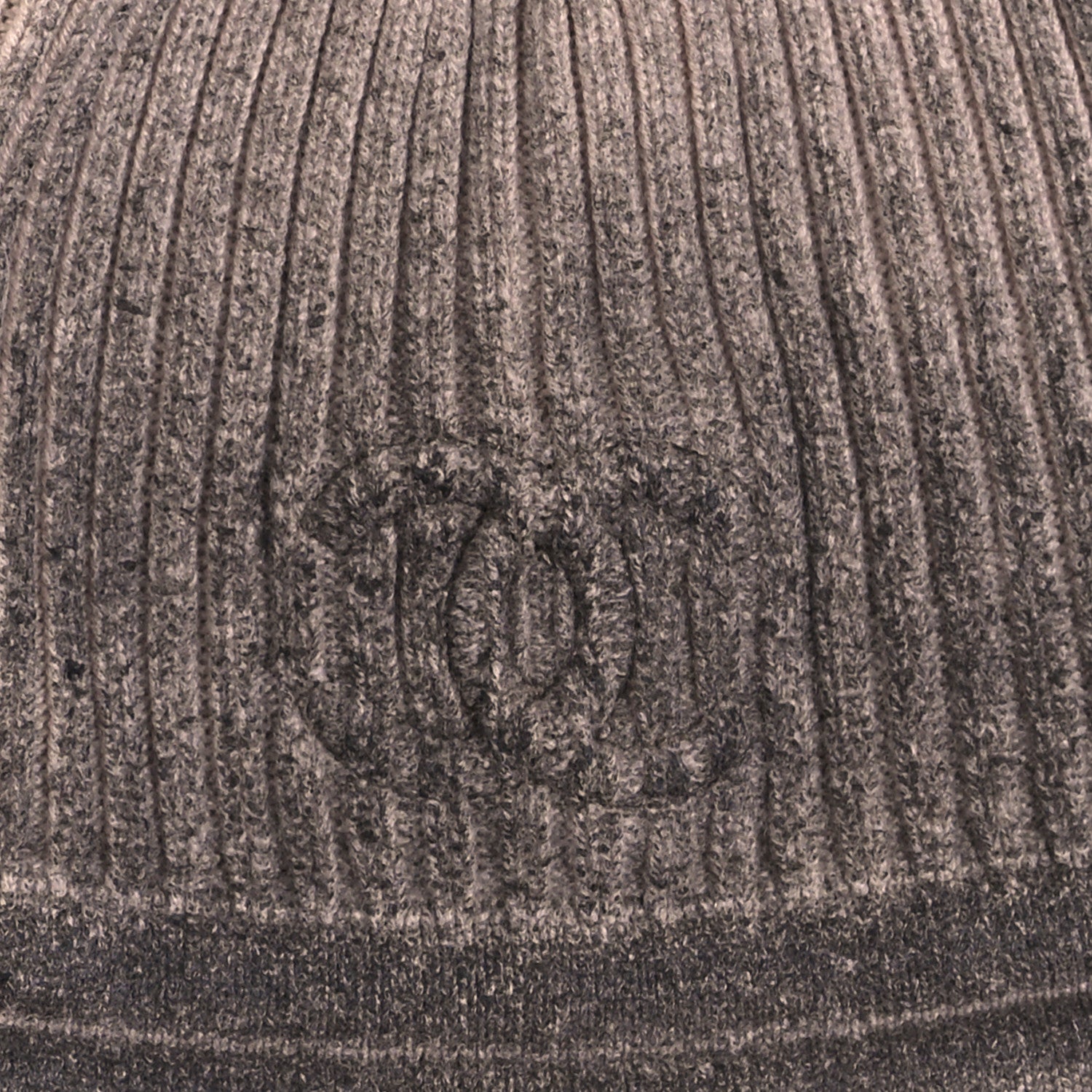 Chanel Cashmere CC Beanie Hat Brown 3 of 3