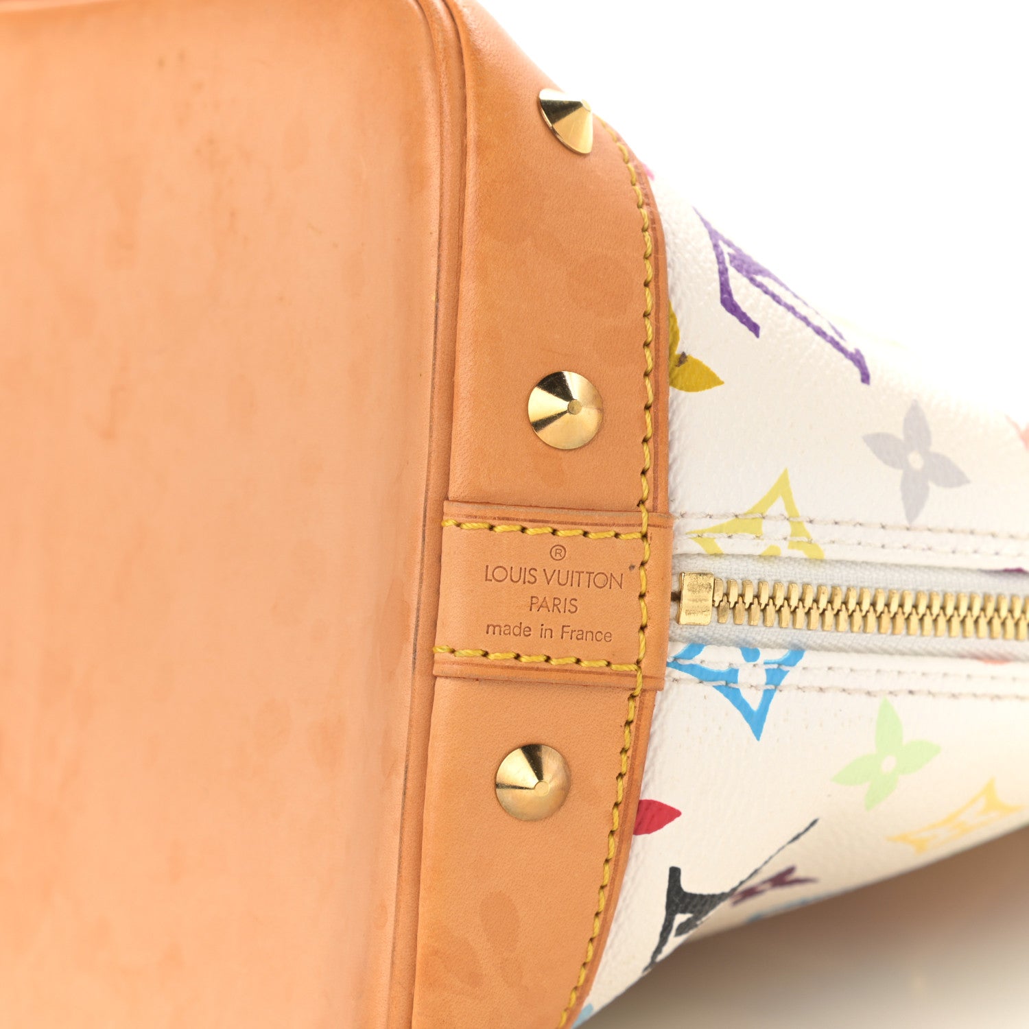 Louis Vuitton Monogram Multicolor Alma White 6 of 12