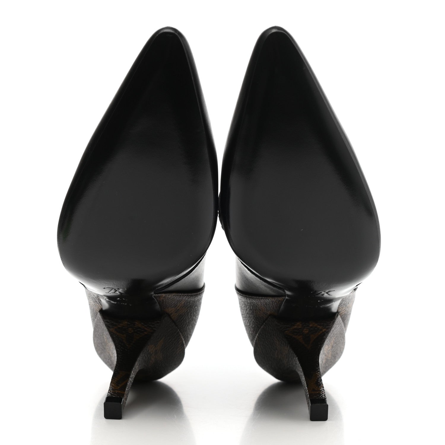 Louis Vuitton Calfskin Monogram Janet Ankle Boots 37 Black 5 of 12