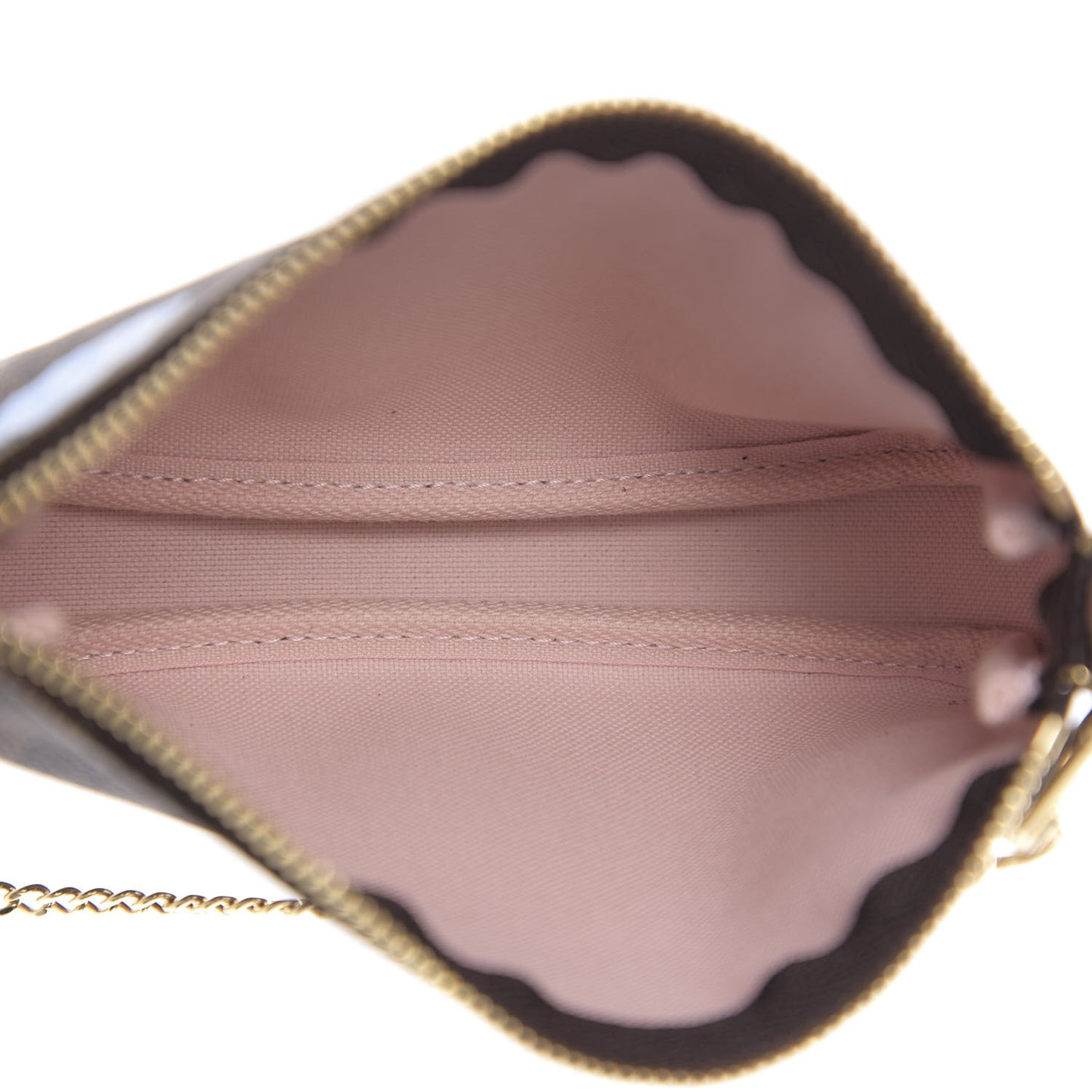 Damier Ebene 2020 Christmas Animation Big Wheel Mini Pochette Accessories Rose Ballerine