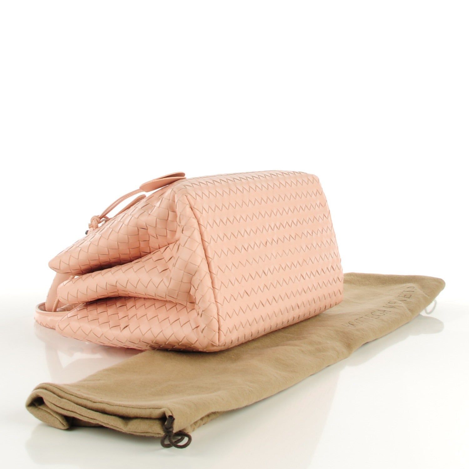Bottega Veneta Calf Intrecciato Small Roma Flamingo 4 of 8