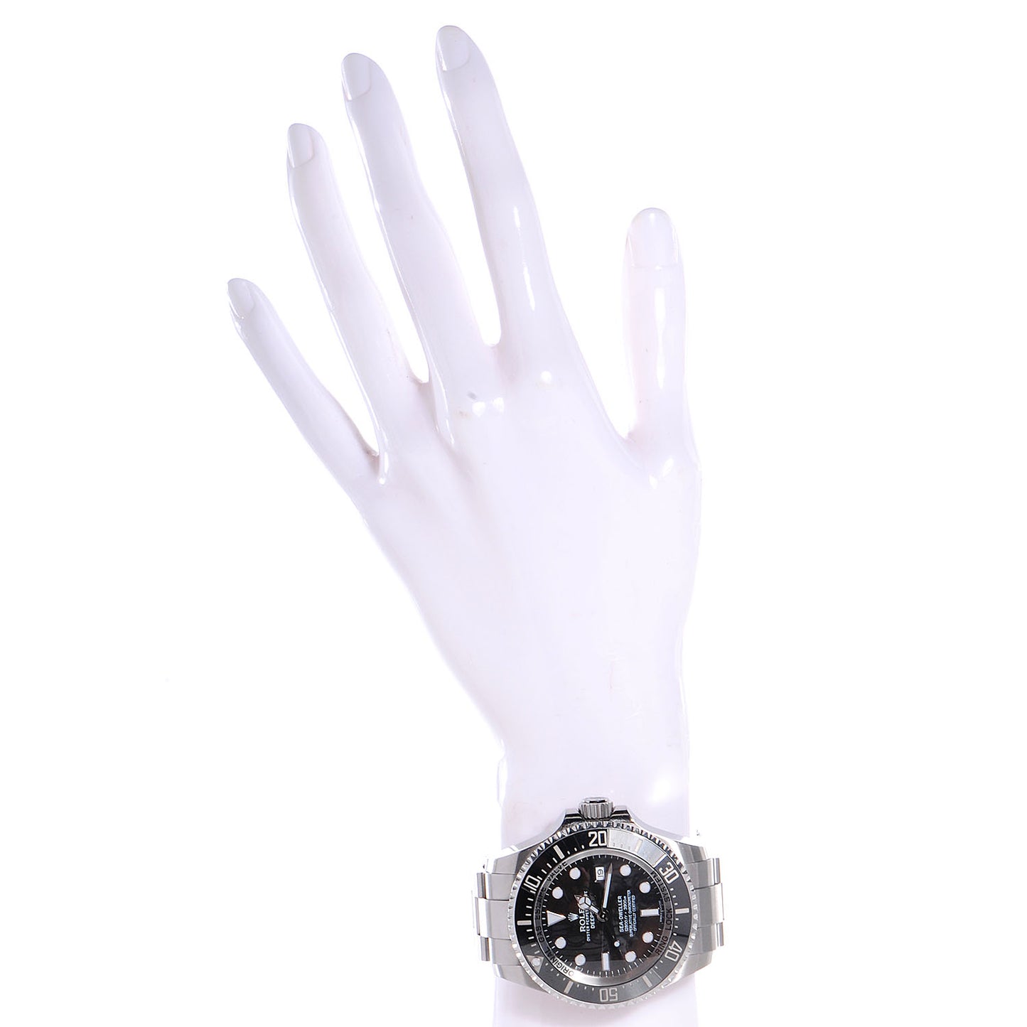 Stainless Steel 44mm Oyster Perpetual Date Sea-Dweller Deepsea Watch Black 126660