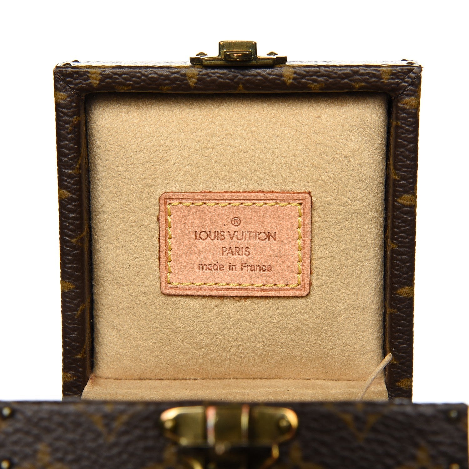 Louis Vuitton Monogram Ring Box Mini Trunk Case 6 of 6
