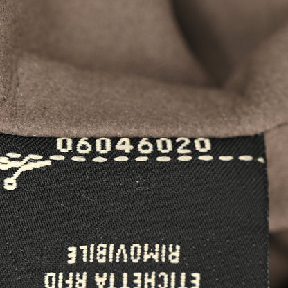 Fendi Glazed Fabric Vitello Grace F is Fendi FF 1974 Stamp Patch Grande Mon Tresor Bucket Bag Mogano Panna Black 7 of 10