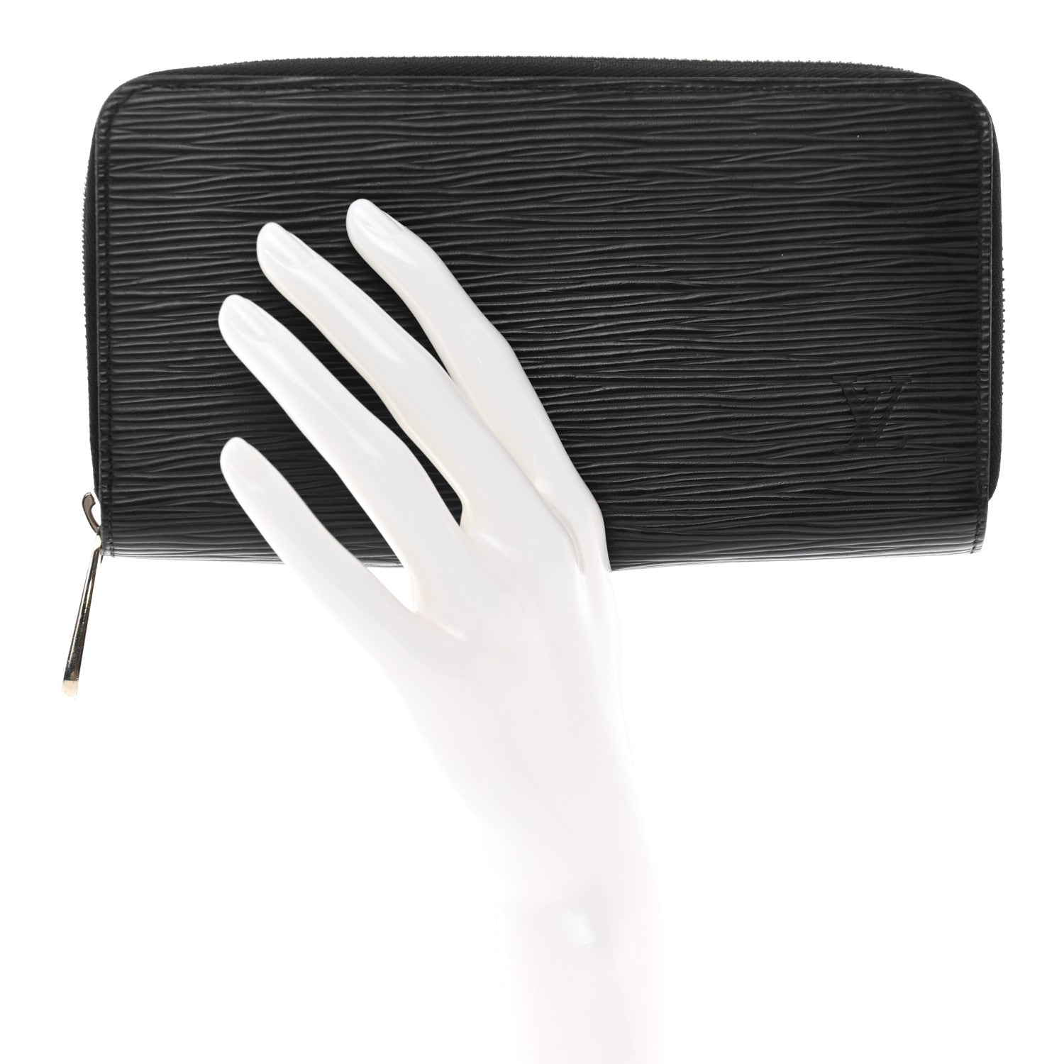 Louis Vuitton Epi Zippy Wallet Black 2 of 13