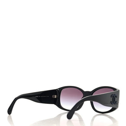 Chanel Acetate CC Logo Sunglasses 5450 Black 4 of 9