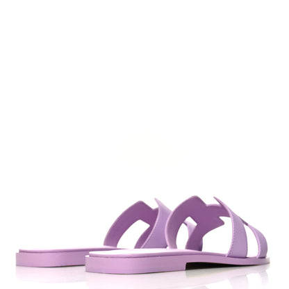Hermes Epsom Oran Sandals 38 Violet Amethyste 4 of 10