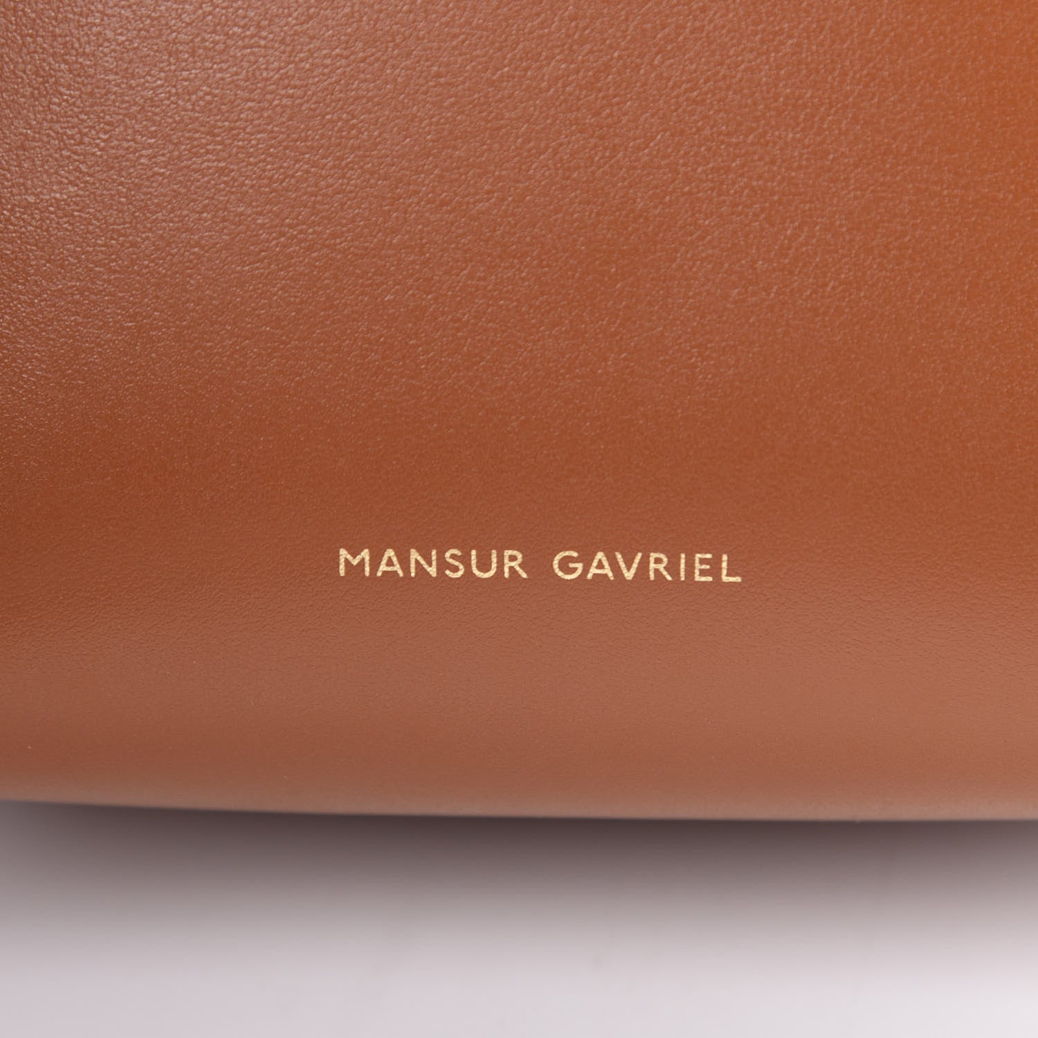 Mansur Gavriel Calfskin Mini Mini Bucket Bag Camello 5 of 11