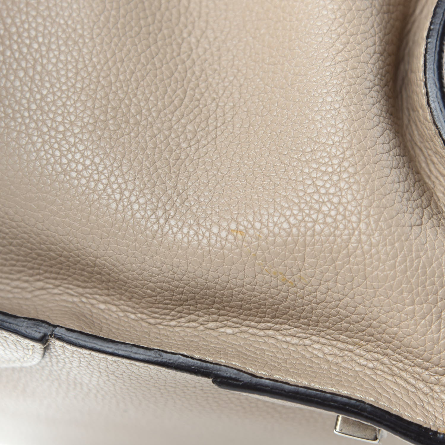 Celine Drummed Calfskin Mini Luggage Dune 11 of 19