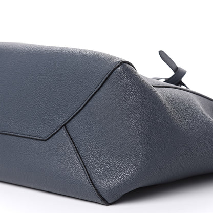 Celine Soft Grained Calfskin Small Belt Cabas Dark Sea 8 of 10