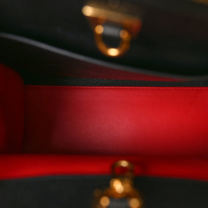 Louis Vuitton Taurillon City Steamer PM Black Rouge 6 of 10