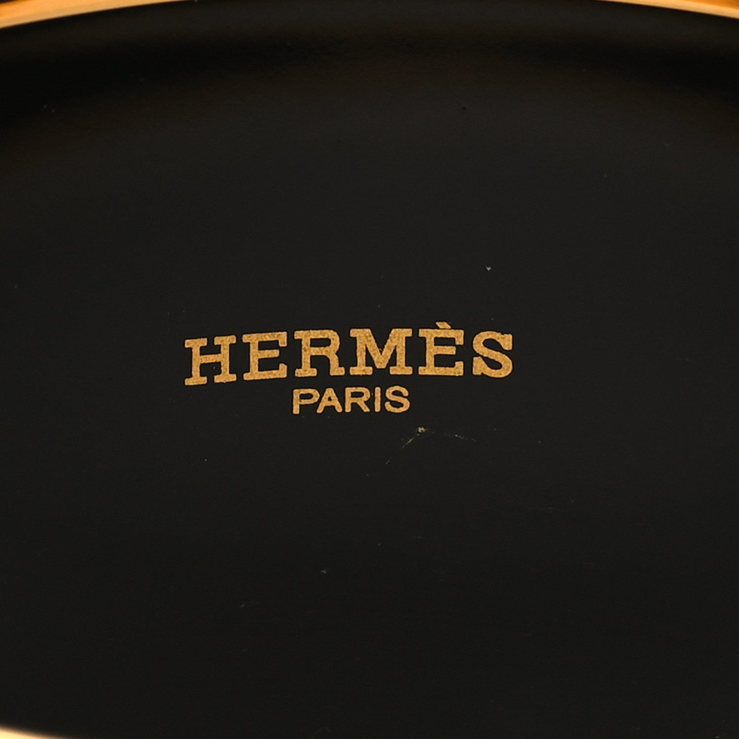 Hermes Enamel Printed Cachemire de Tamara Extra Wide Bracelet 65 4 of 5