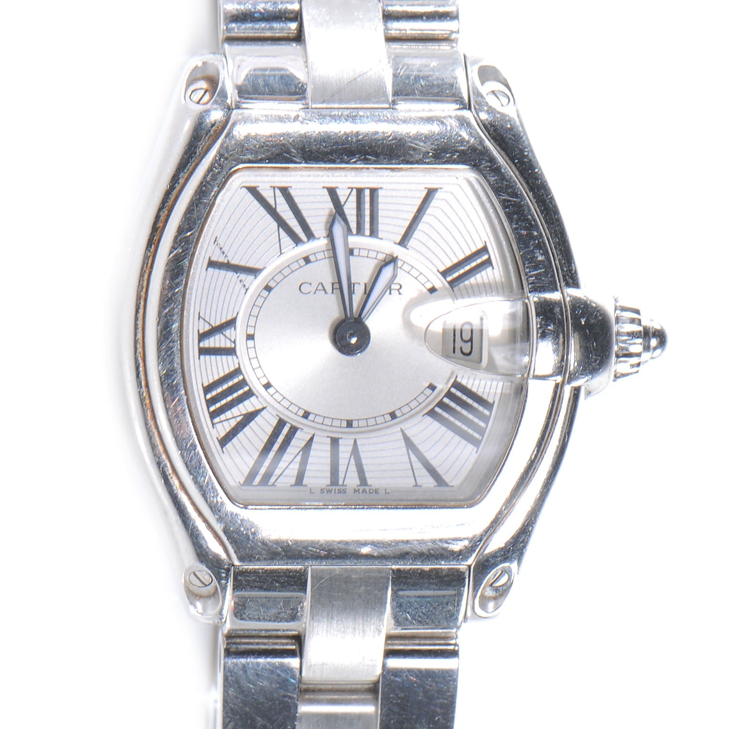Cartier Stainless Steel 31mm Roadster Quartz Watch 1 of 5