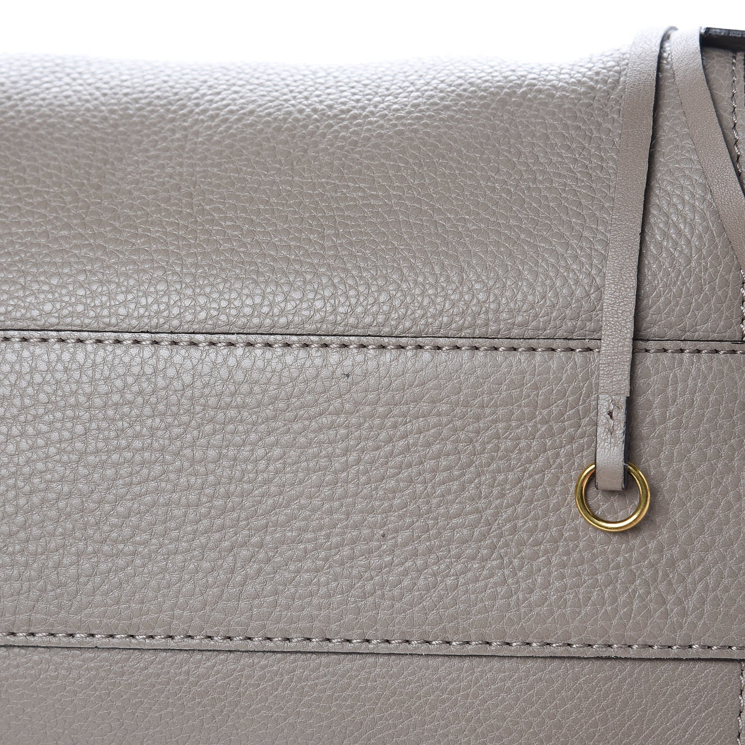 Chloe Smooth Calfskin Medium Milo Shopping Tote Motty Grey 12 of 14