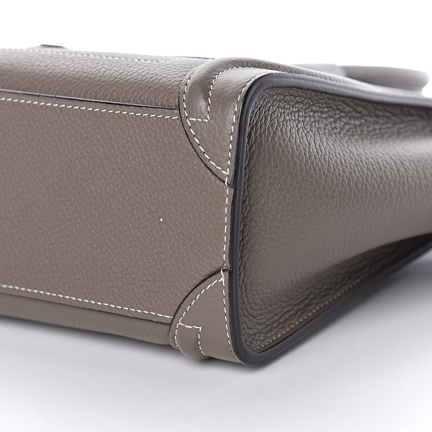 Drummed Calfskin Nano Luggage Souris