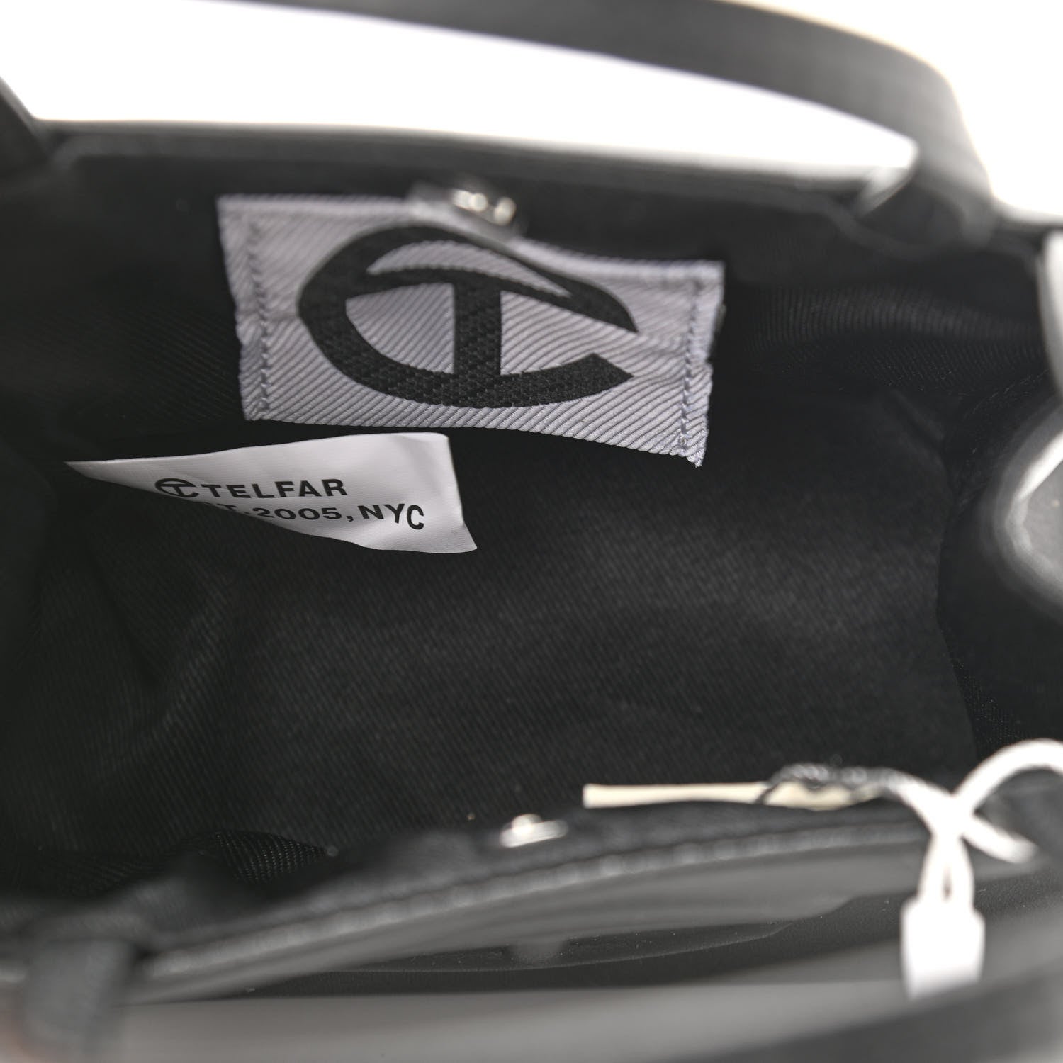 Telfar Vegan Leather Small Shopping Bag Black 5 of 10