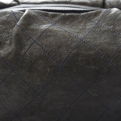 Chanel Caviar Stitched Large Outdoor Hobo Black 8 of 14