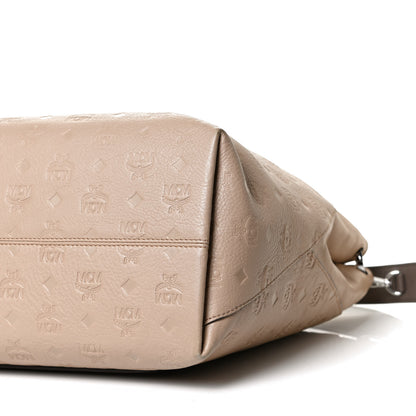 MCM Calfskin Ottomar Large Klara Hobo New Beige 11 of 11
