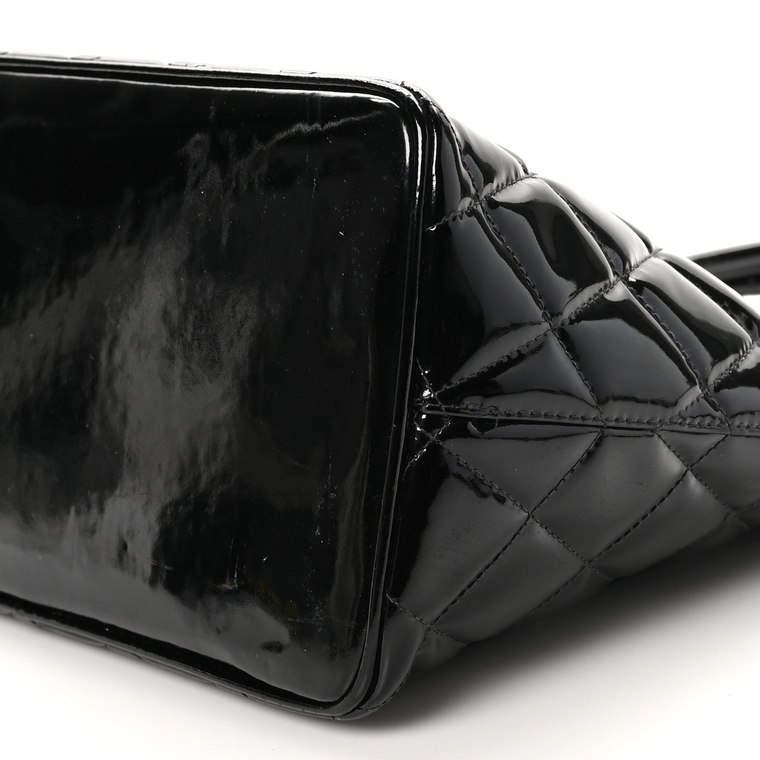 Chanel Patent Medallion Tote Black 10 of 10
