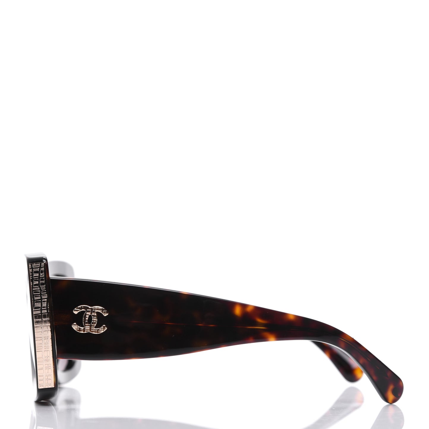 Acetate Rectangle Sunglasses 5435 Tortoise