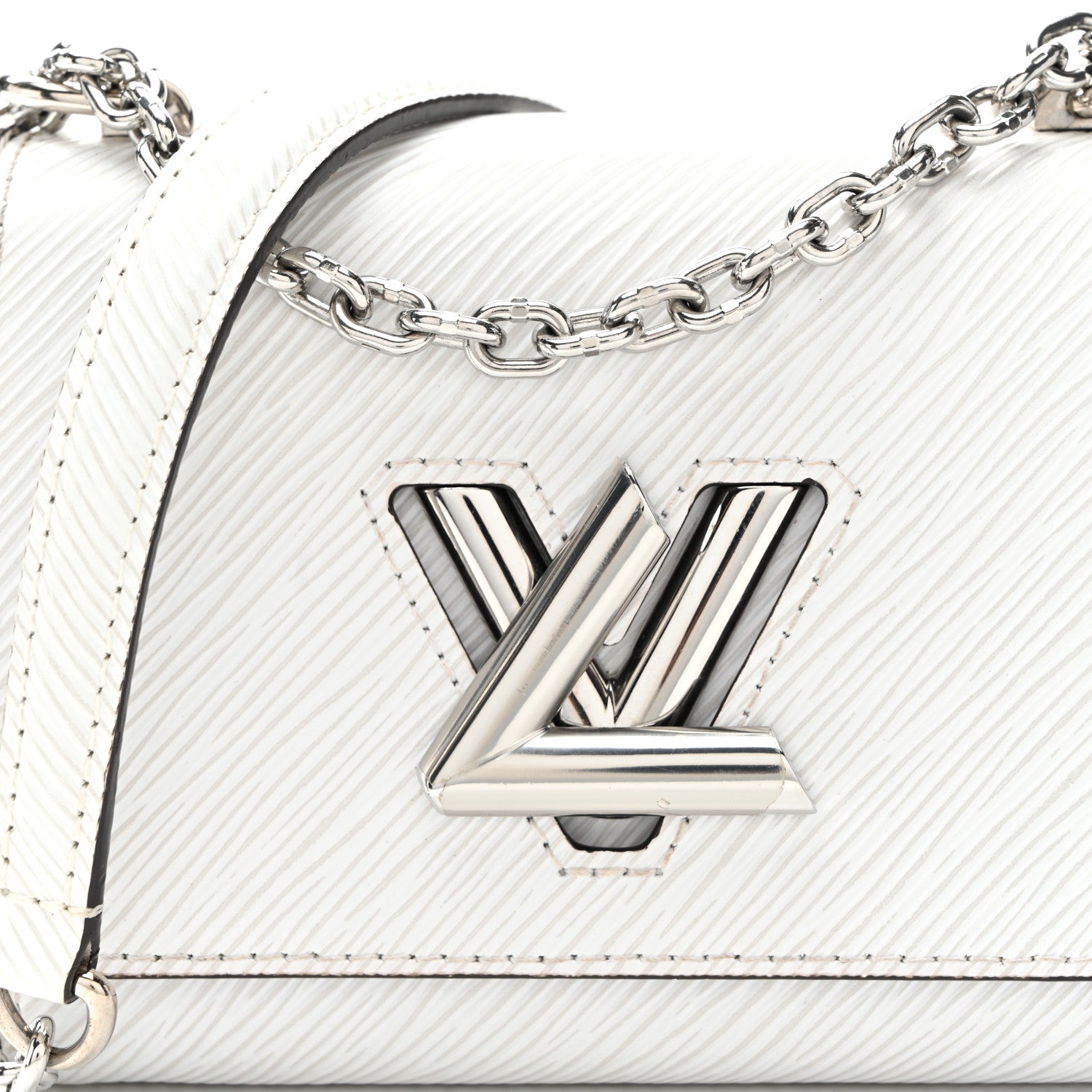 Louis Vuitton Epi Twist Shoulder Bag PM White 9 of 11