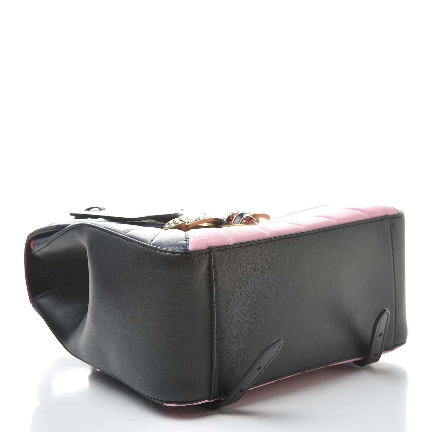 Calfskin Bamboo Trapuntata Queen Margaret Backpack Blue Agata Hibiscus Red Mystic White Sugar Pink