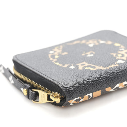 Louis Vuitton Monogram Giant Jungle Zippy Coin Purse Black 7 of 9