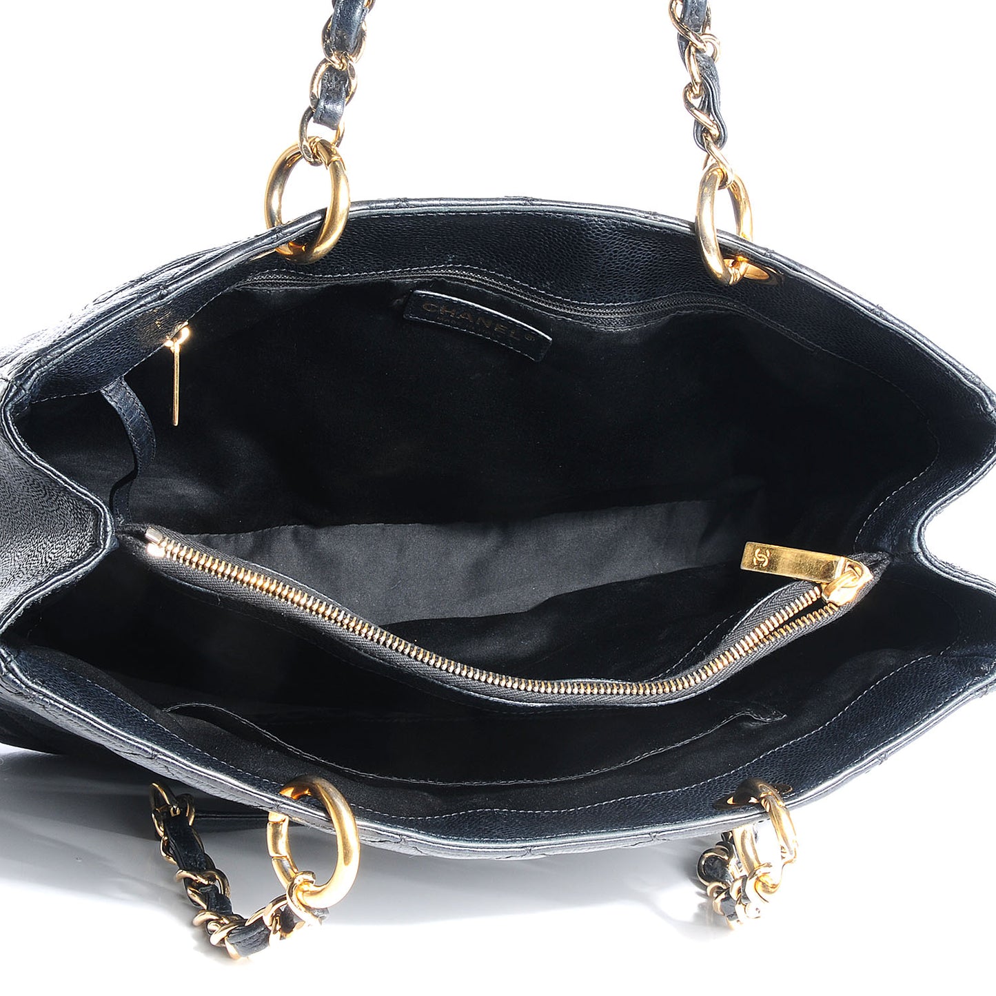Caviar Grand Shopping Tote GST Black