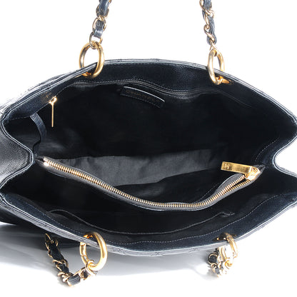 Chanel Caviar Grand Shopping Tote GST Black 7 of 7