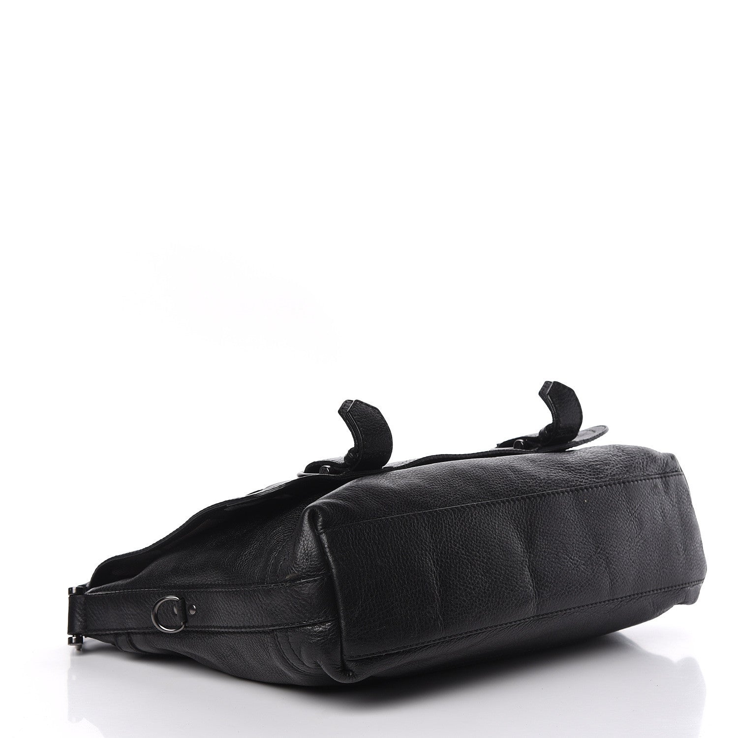 Burberry Grainy Calfskin Messenger Bag Black 4 of 21