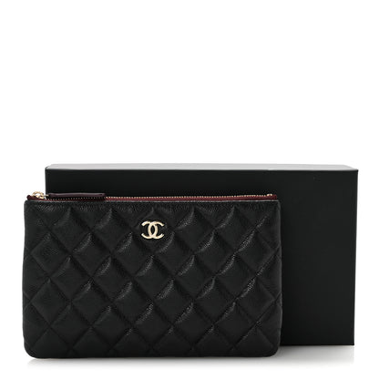 Chanel Caviar Quilted Cosmetic Case Black 8 of 8