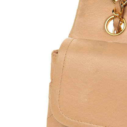 Chanel Lambskin Quilted Small Double Flap Beige 11 of 16