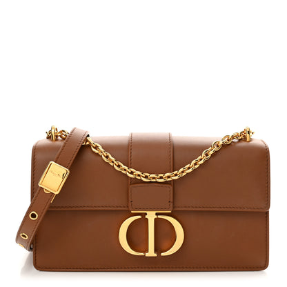 Christian Dior Grained Calfskin 30 Montaigne East West Chain Flap Bag Brown 1 of 11