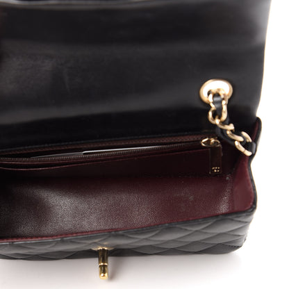 Chanel Lambskin Quilted Mini Rectangular Flap Black 5 of 11