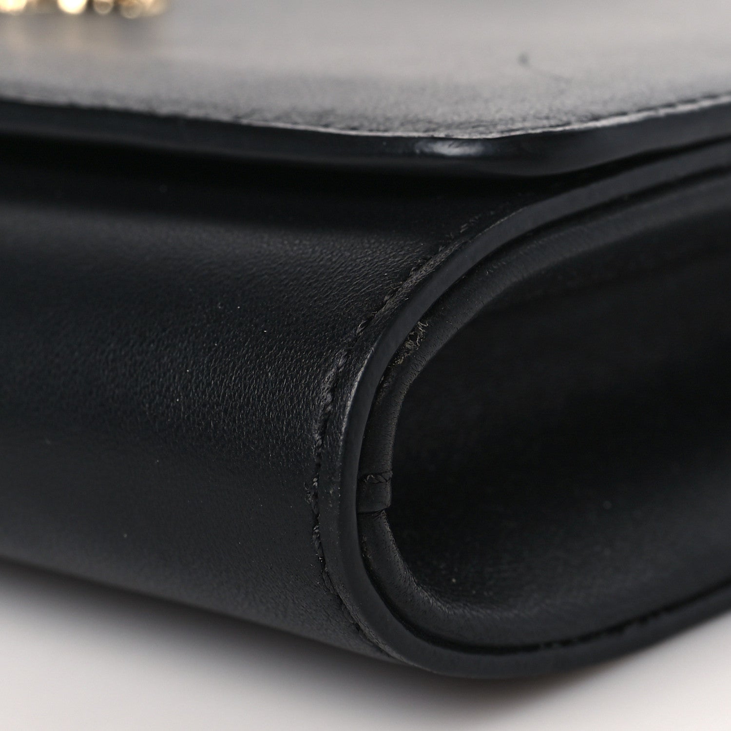 Versace Vitello Palazzo Medusa Evening Clutch Bag Black 10 of 10