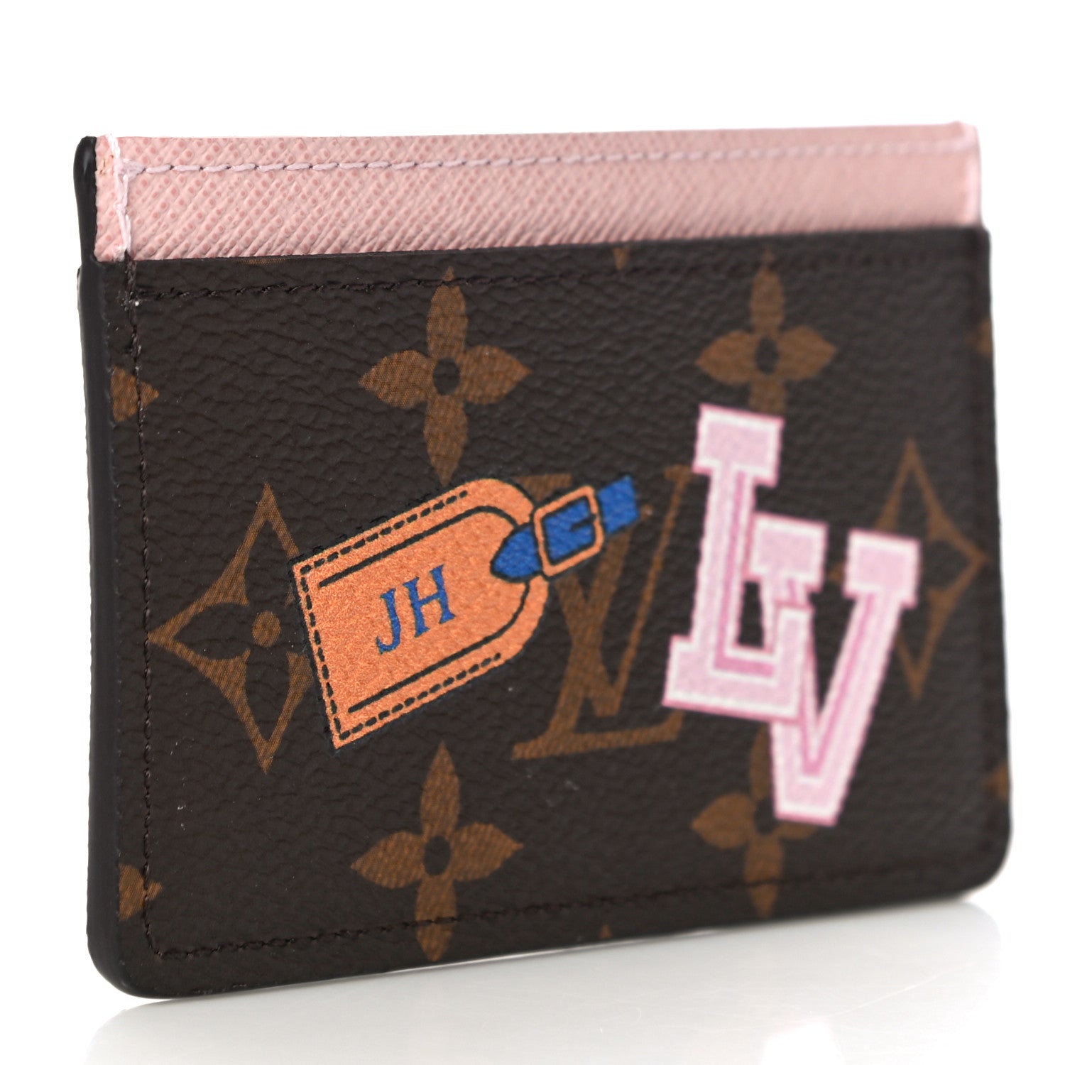 Louis Vuitton Monogram My LV World Tour Card Holder Rose Nacre 3 of 10