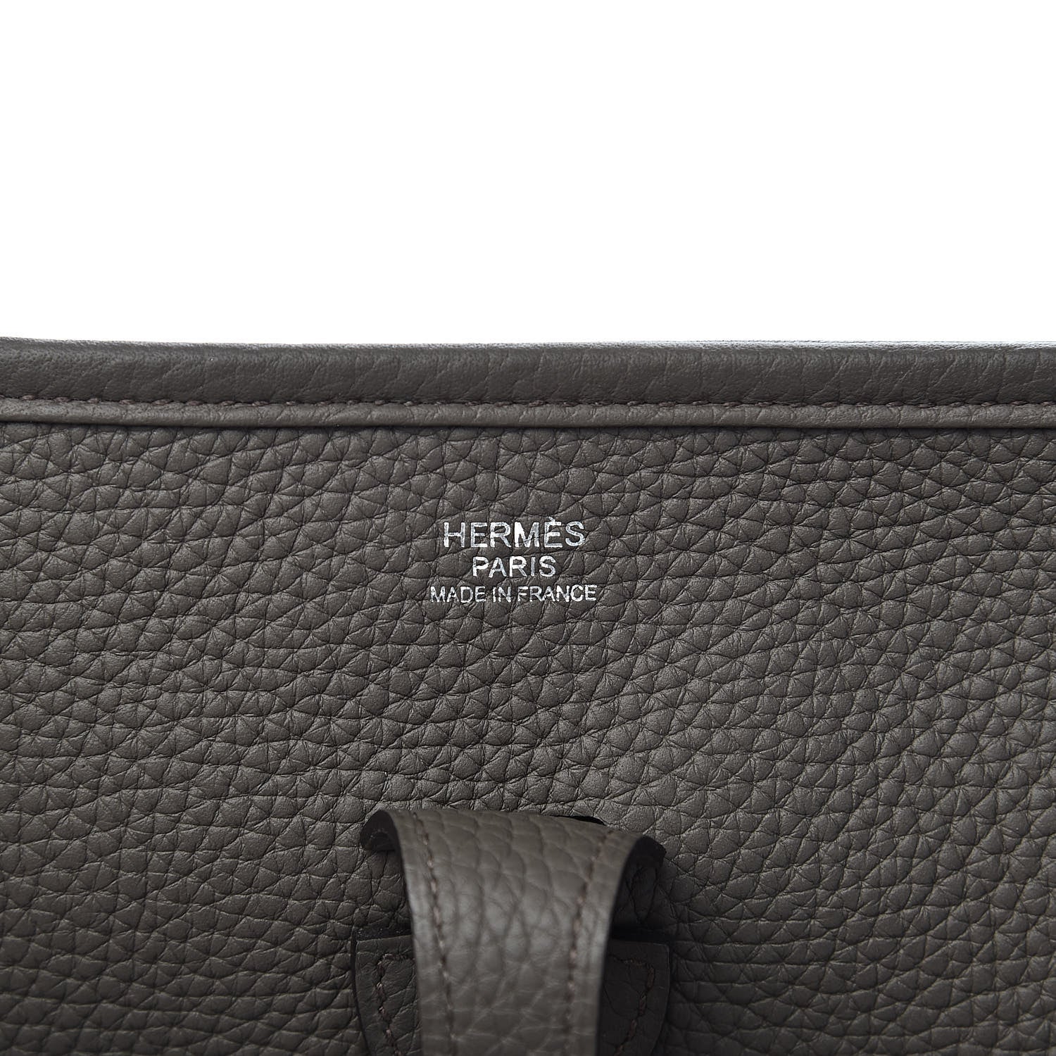 Hermes Taurillon Clemence Evelyne III PM Etain 6 of 11