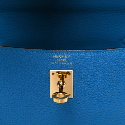 Hermes Togo Kelly Retourne 25 Bleu Zanzibar 6 of 9