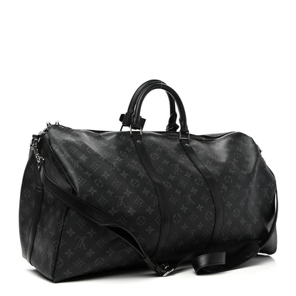 Louis Vuitton Monogram Eclipse Keepall Bandouliere 55 3 of 11